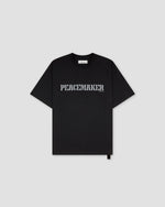 Loose Fit Tshirt Flowerred Print Black - OAMC Peacemaker