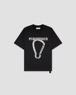 Loose Fit Tshirt Carabinier Print Black - OAMC Peacemaker