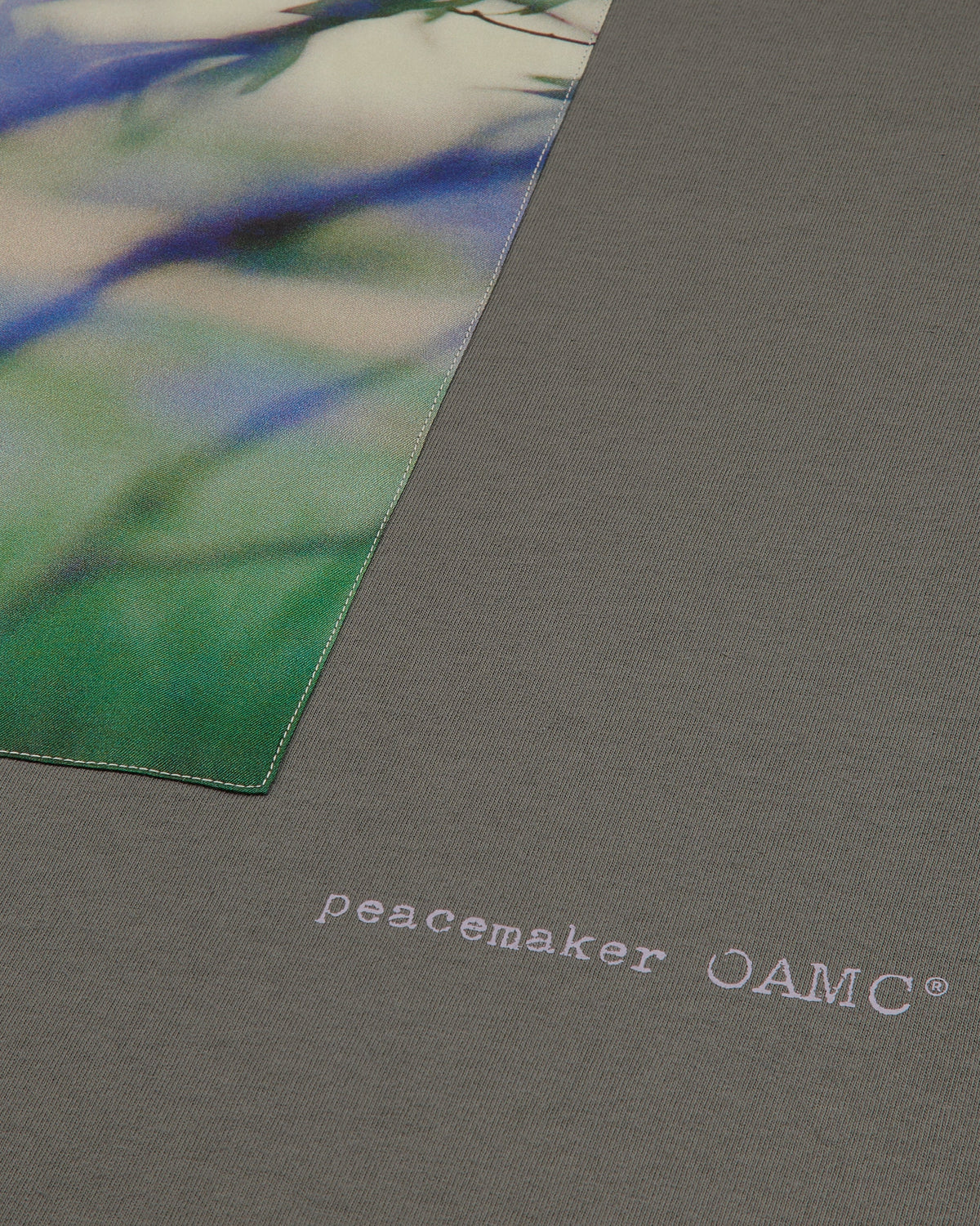 Loose Fit Tshirt Landart Print Grey - OAMC Peacemaker