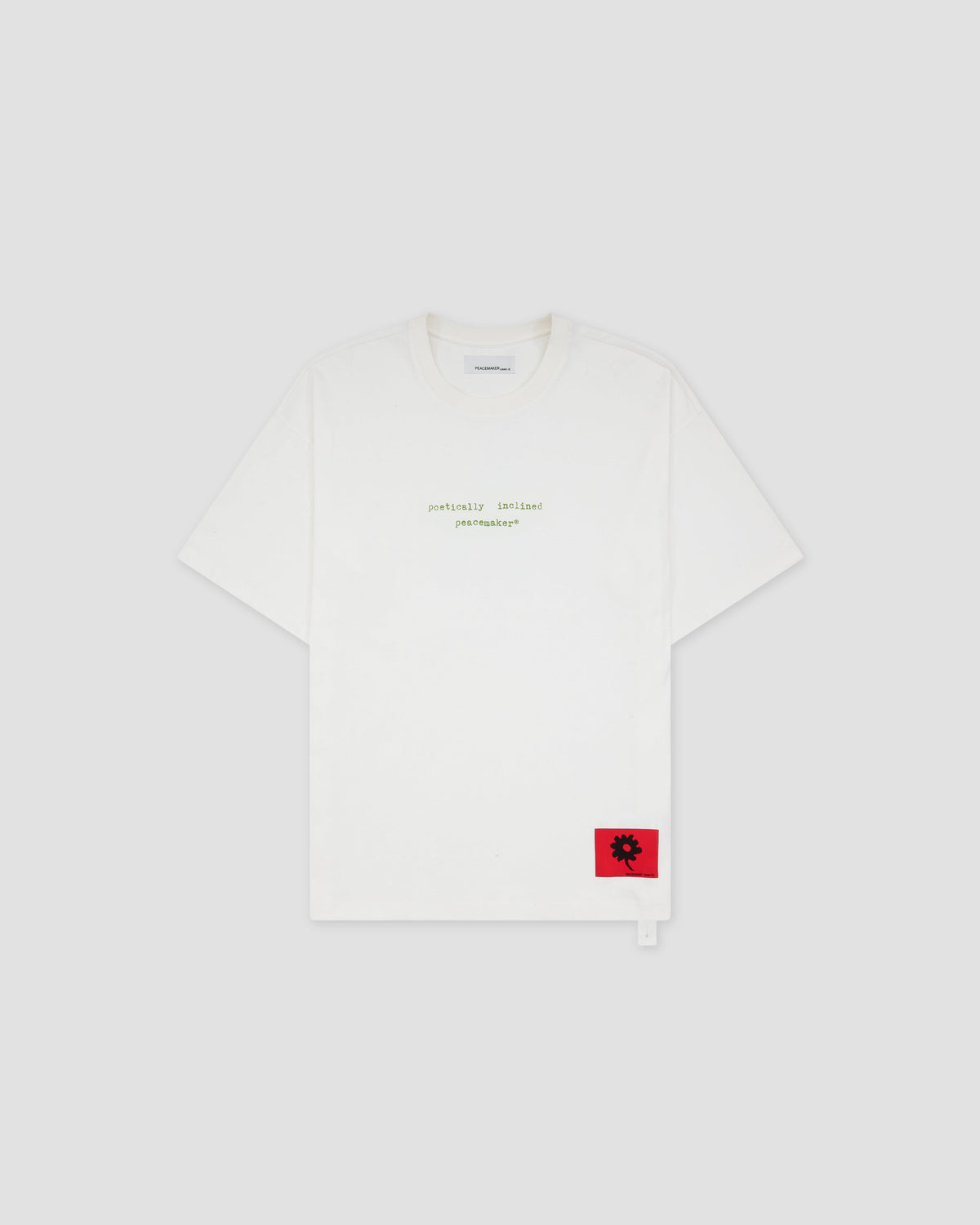 Loose Fit Tshirt Landart 02  Print White - OAMC Peacemaker