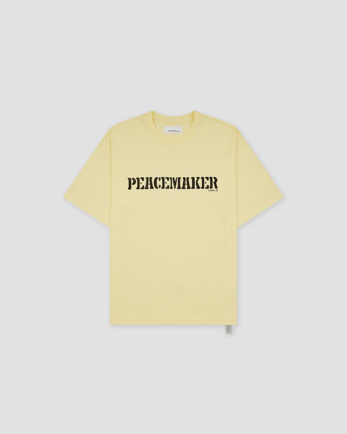 Loose Fit Tshirt Flowerred  Print Yellow - OAMC Peacemaker