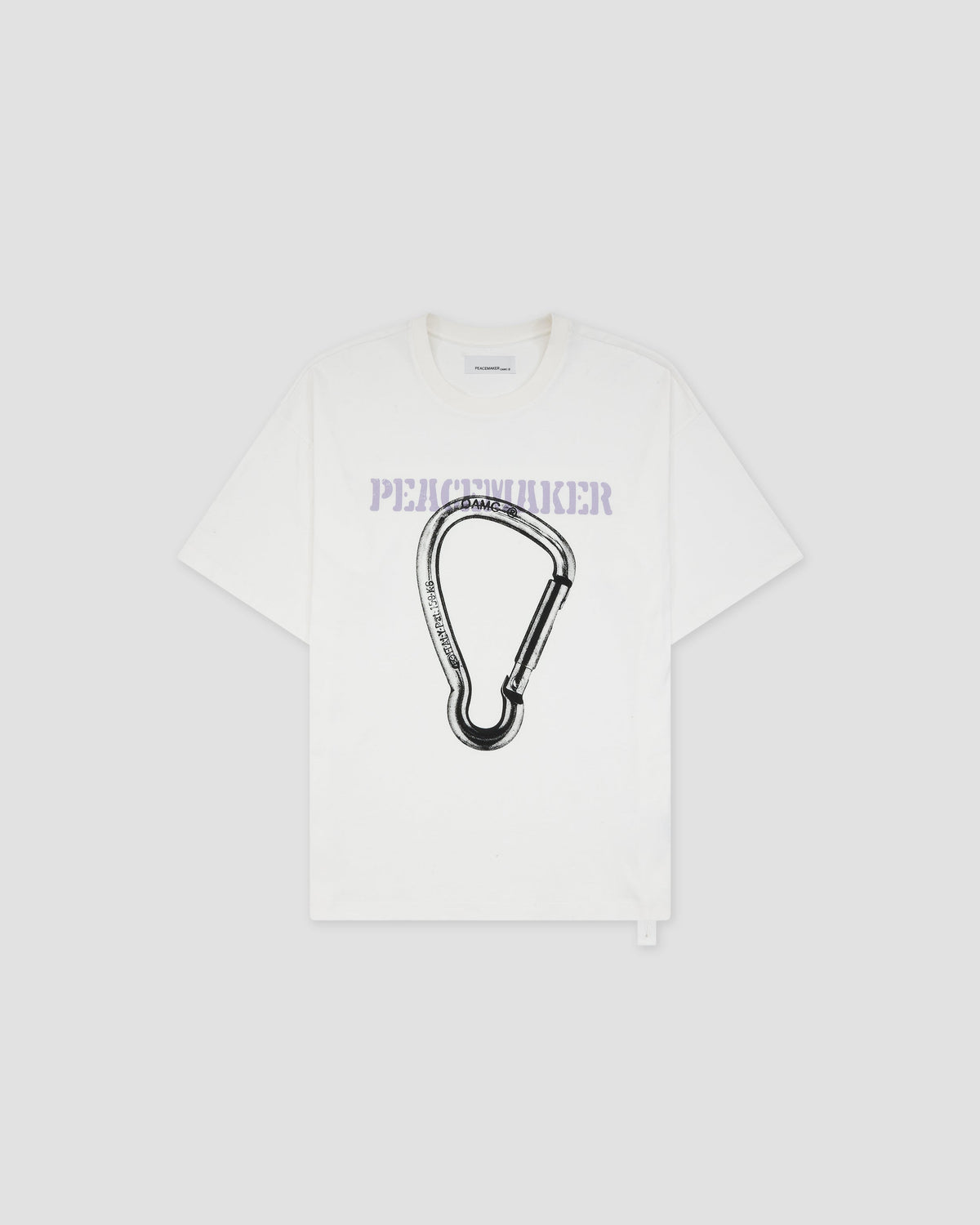 Loose Fit Tshirt Carabinier  Print White - OAMC Peacemaker
