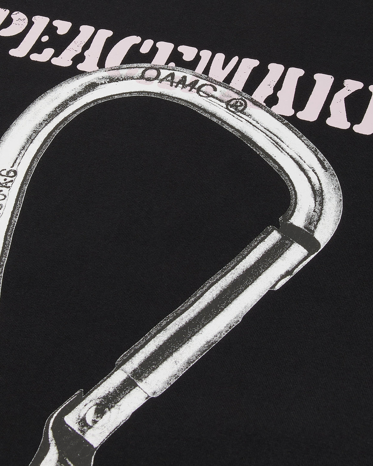 Loose Fit Tshirt Carabinier  Print Black - OAMC Peacemaker