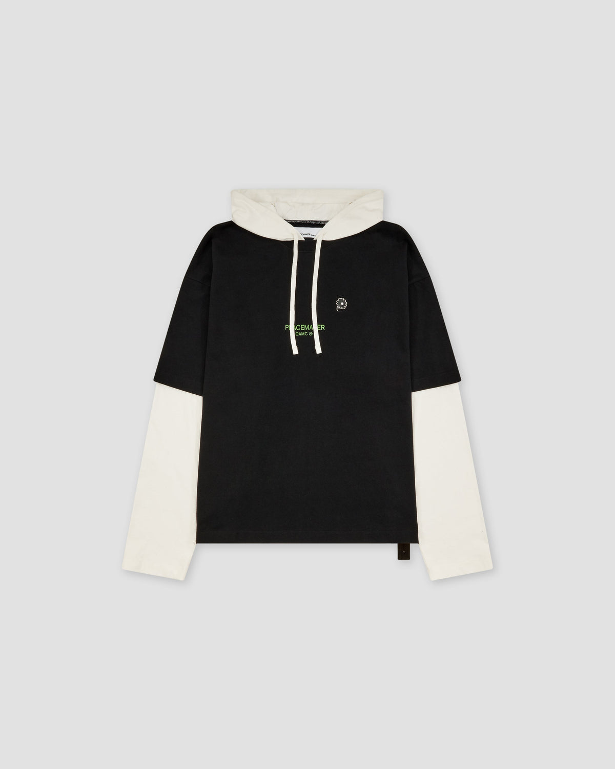 Hooded Tee Dynamo  Print Black - OAMC Peacemaker